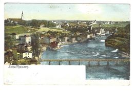 AK 6916 Schaffhausen Rheinfall Munot