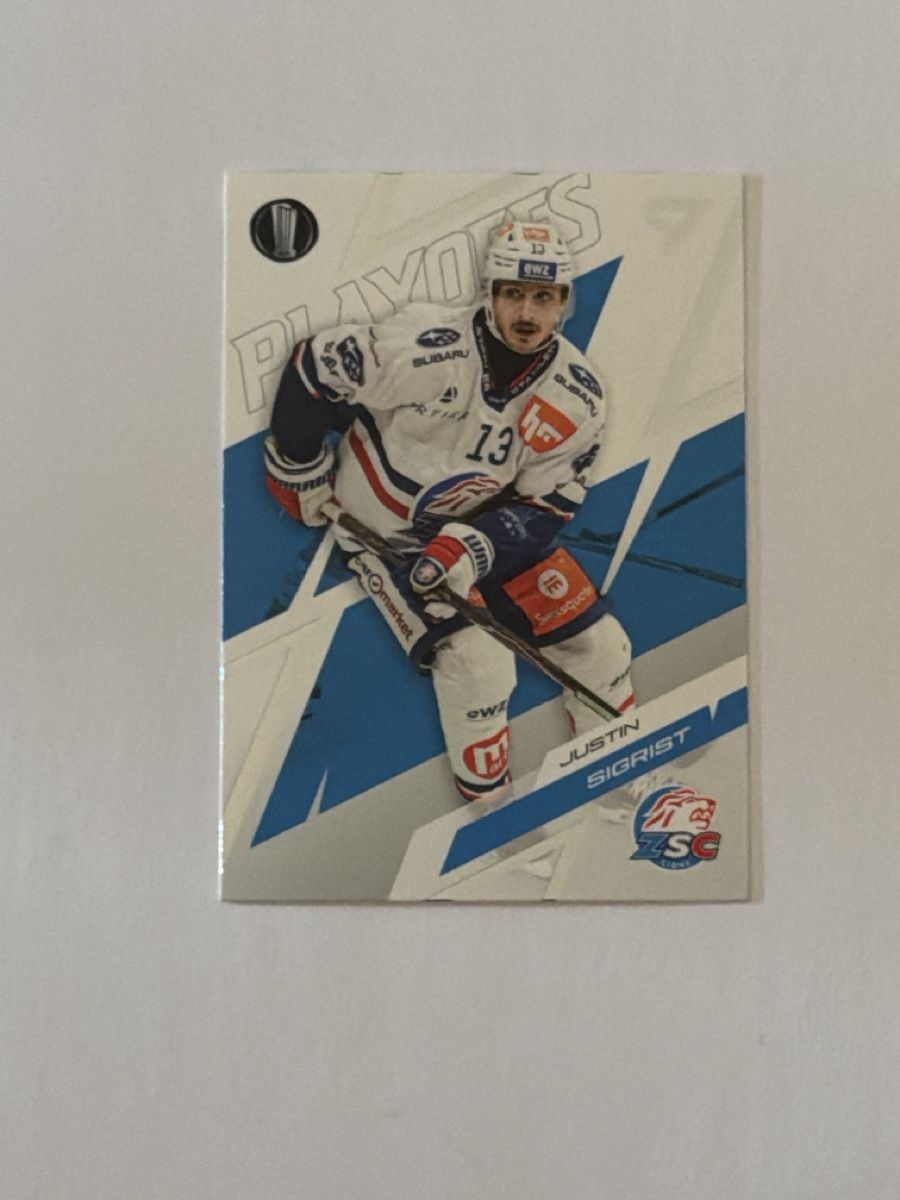 Sportzoo Carte collezionabili: Carte de hockey Justin Sigrist Playoffs ZSC – Nuovo (secondo la descrizione) da Avry-sur-Matran venduto da Khatim
