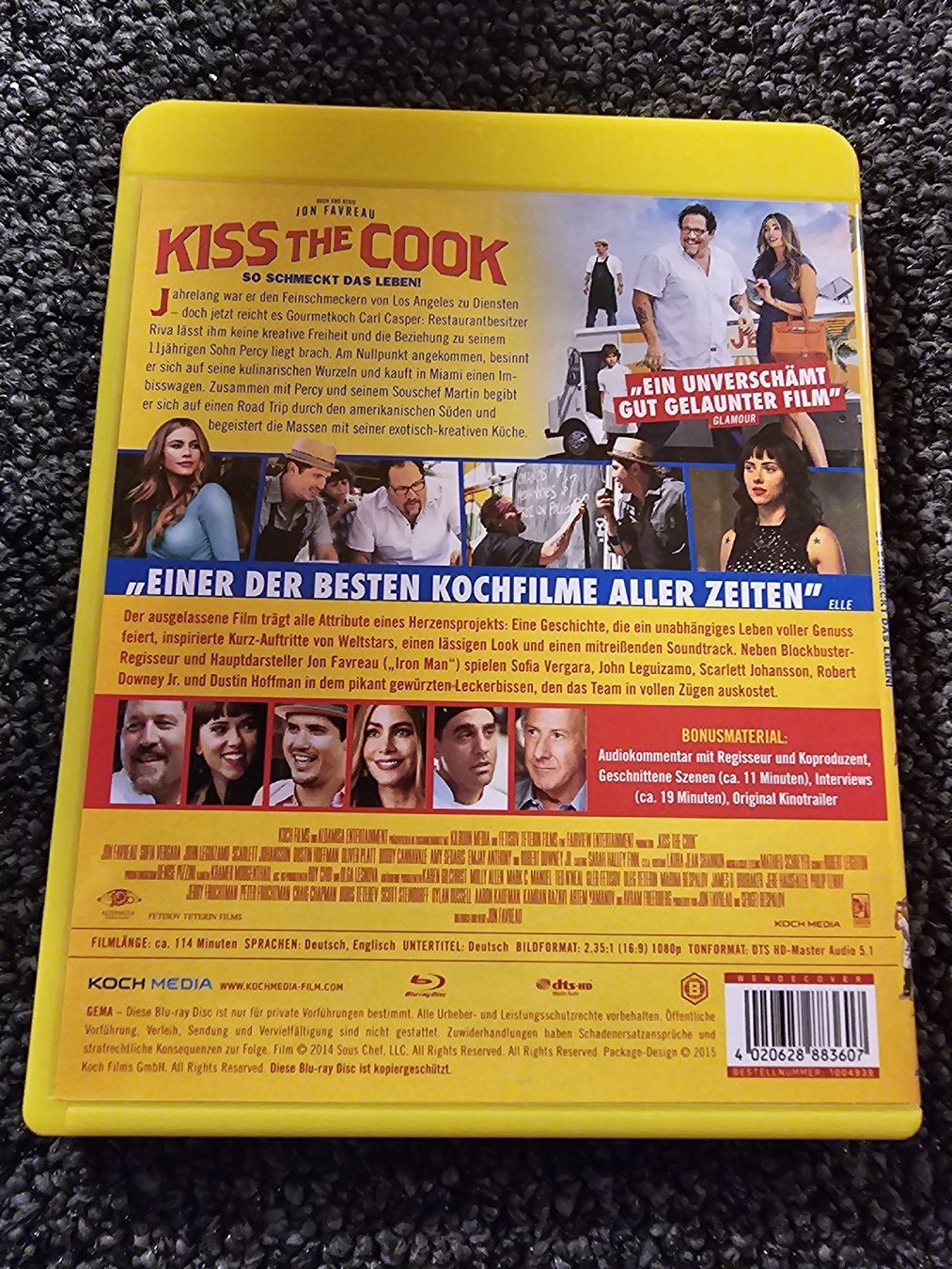 Tutti i DVDs: Blu-ray: Kiss the Cook  – Usato da Ruswil venduto da jan_bxl5 1