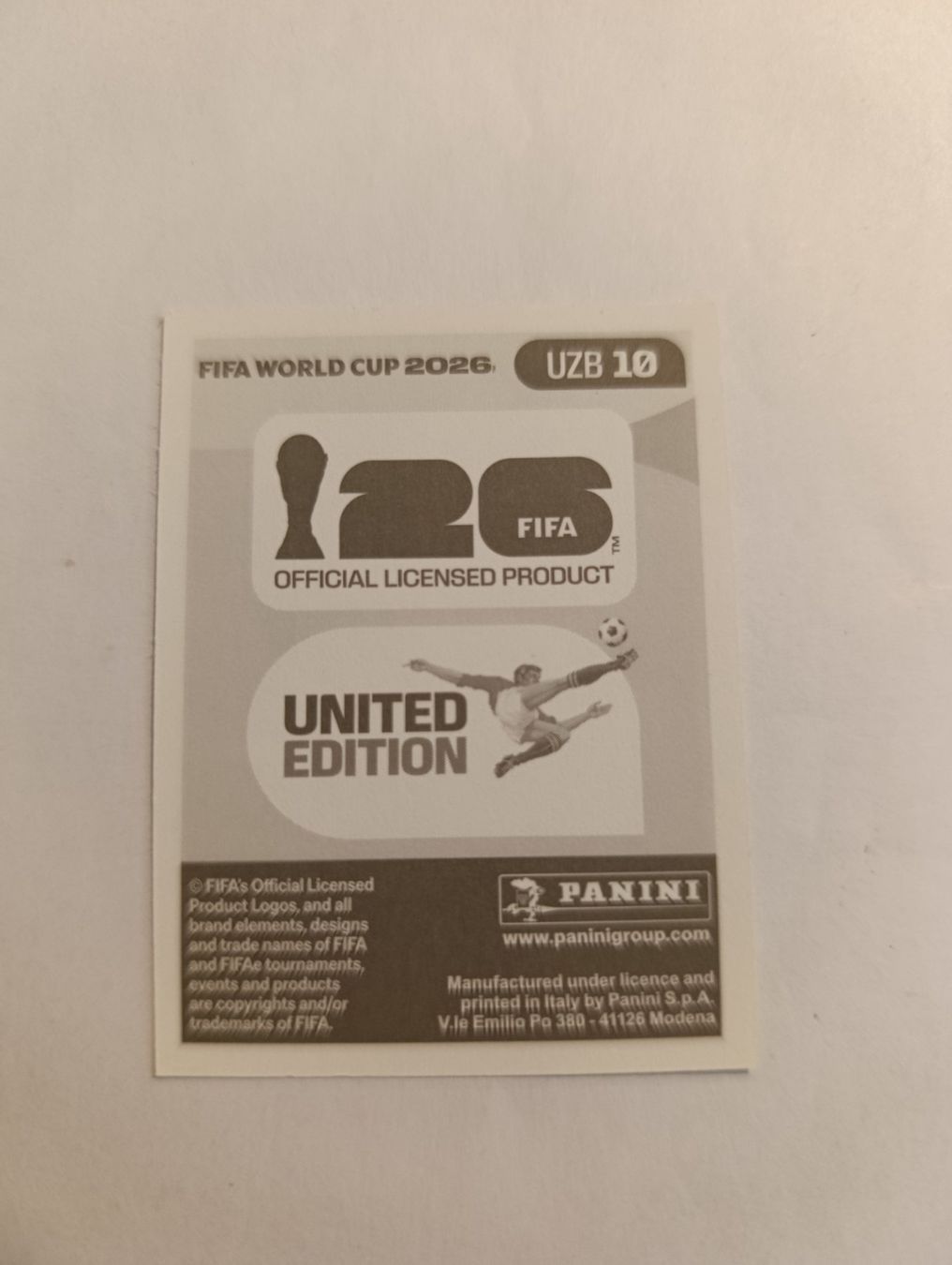 Panini Sammelbilder & Trading cards: UZB 10, WM 2026 Panini Sticker – Neu (gemäss Beschreibung) aus Kriens von Annele97 1