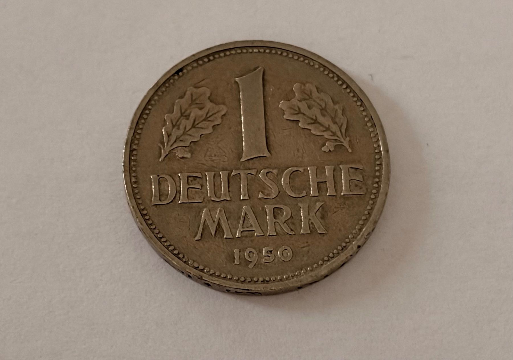 Tutti le monete: Deutschland 1 Mark 1950 - D – Usato da Adliswil venduto da 0ml4t