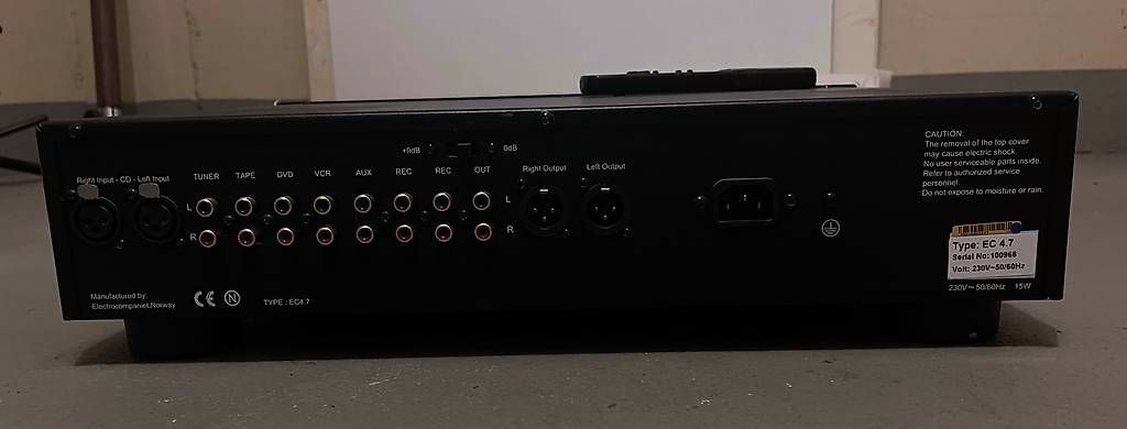 Amplificatori: Electrocompaniet EC 4.7 Preamp – Usato da Bonstetten venduto da Wanglg 2