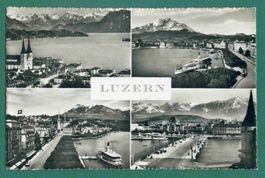 Luzern, 4 Ansichten, um 1930, ungelaufen