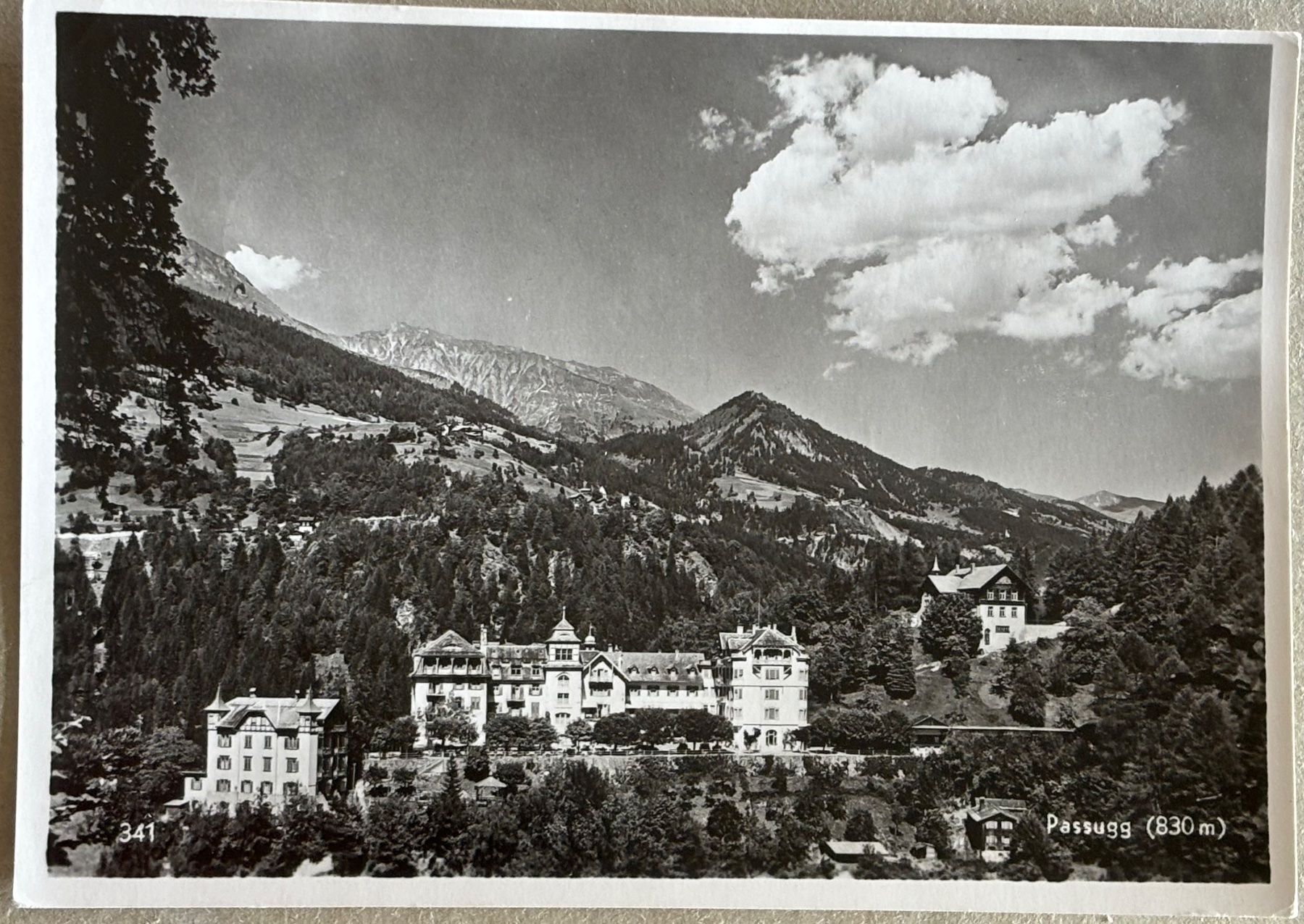 Ansichtskarten: Passugg, 1959 – Gebraucht aus Frauenfeld von Merk52