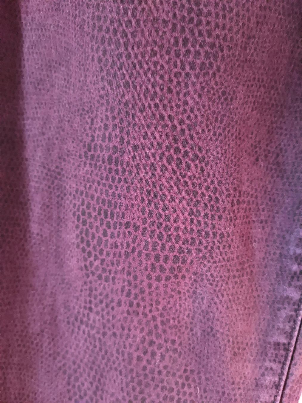 Kooples Jeans: THE KOOPLES : Jean python bordeaux lagenlook 34-36 – Neu (gemäss Beschreibung) aus Petit-Lancy von lilycerise 2