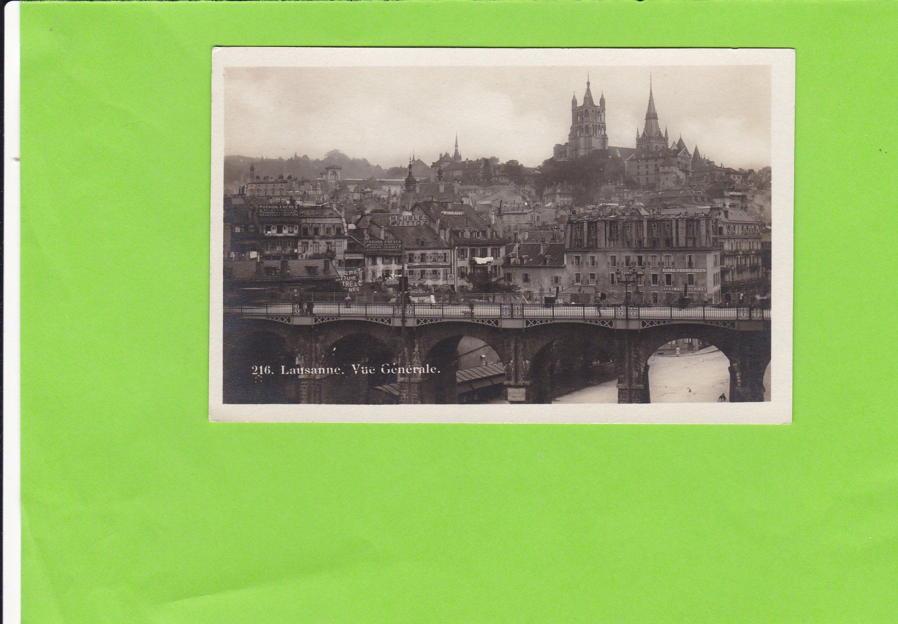 Cartes postales: Lausanne-Vue générale – D'occasion à St. Peterzell par neckertal