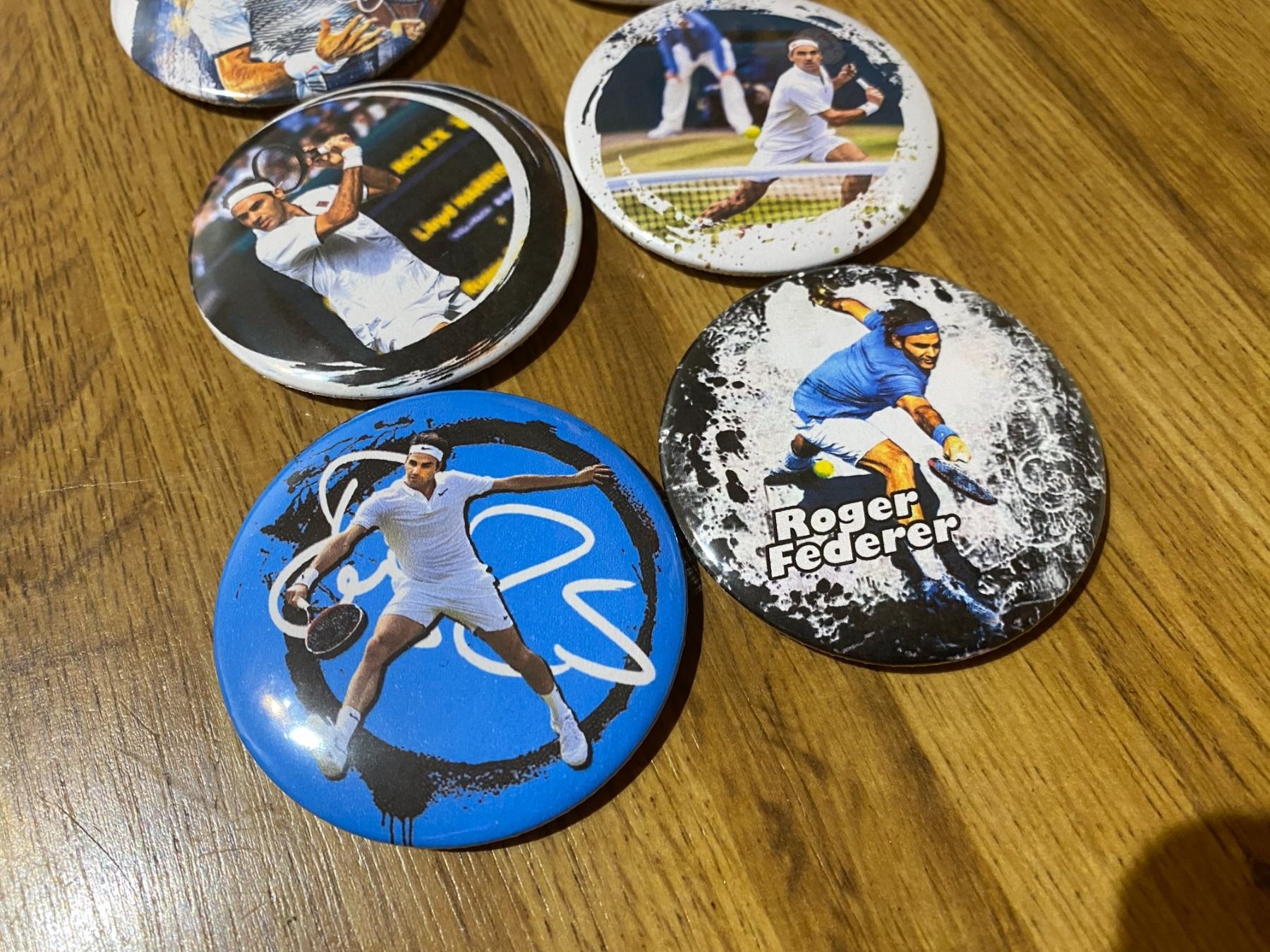 Plaketten & Abzeichen: Tennis Roger Federer-Kühlschrank Magnete – Neu (gemäss Beschreibung) aus Basel von VinylLover68 1