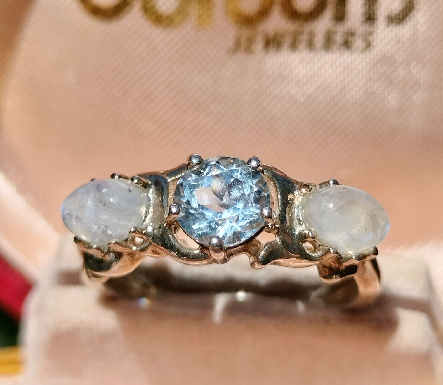 Ringe: Vintage Mondstein Topaz Ring 925 Silber – Gebraucht aus schwyz von larry91sz 3