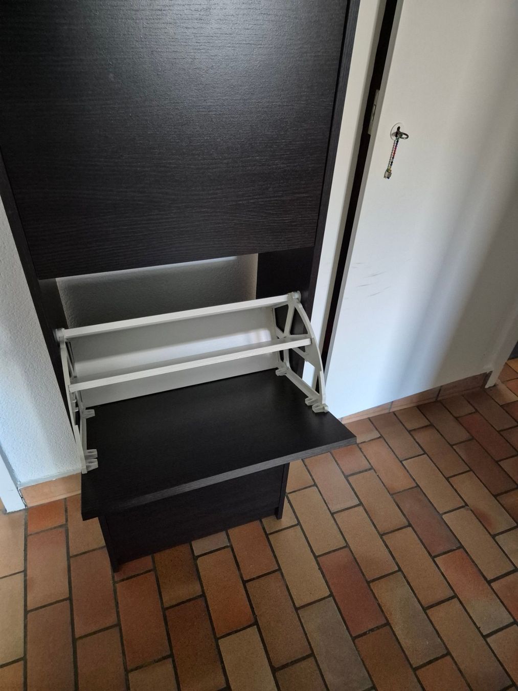 Ikea Armadi: Schuhschrank Bissa dunkelbraun mit 3 Fächern – Usato da Kloten venduto da sas_j8bp 1