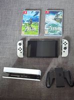 Nintendo Switch OLED + 2 jeux (Zelda)