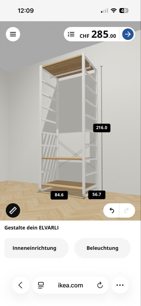 Ikea Guardaroba: Elvarli Regal Ikea – Usato da Reinach BL venduto da Anrix