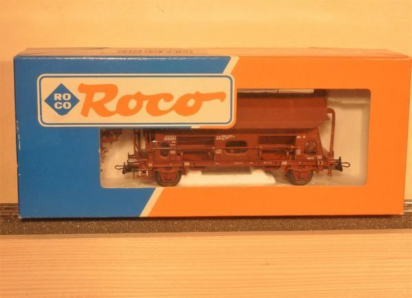 Wagon Trémie Roco HO échelle 1:87 – Réf. 46420 (2) – Bon état – Modélisme
