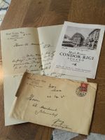 Alter Prospekt / Hotel Pension Condor Rigi Lugano von 1934