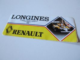 Autocollant Longines Renault vintage