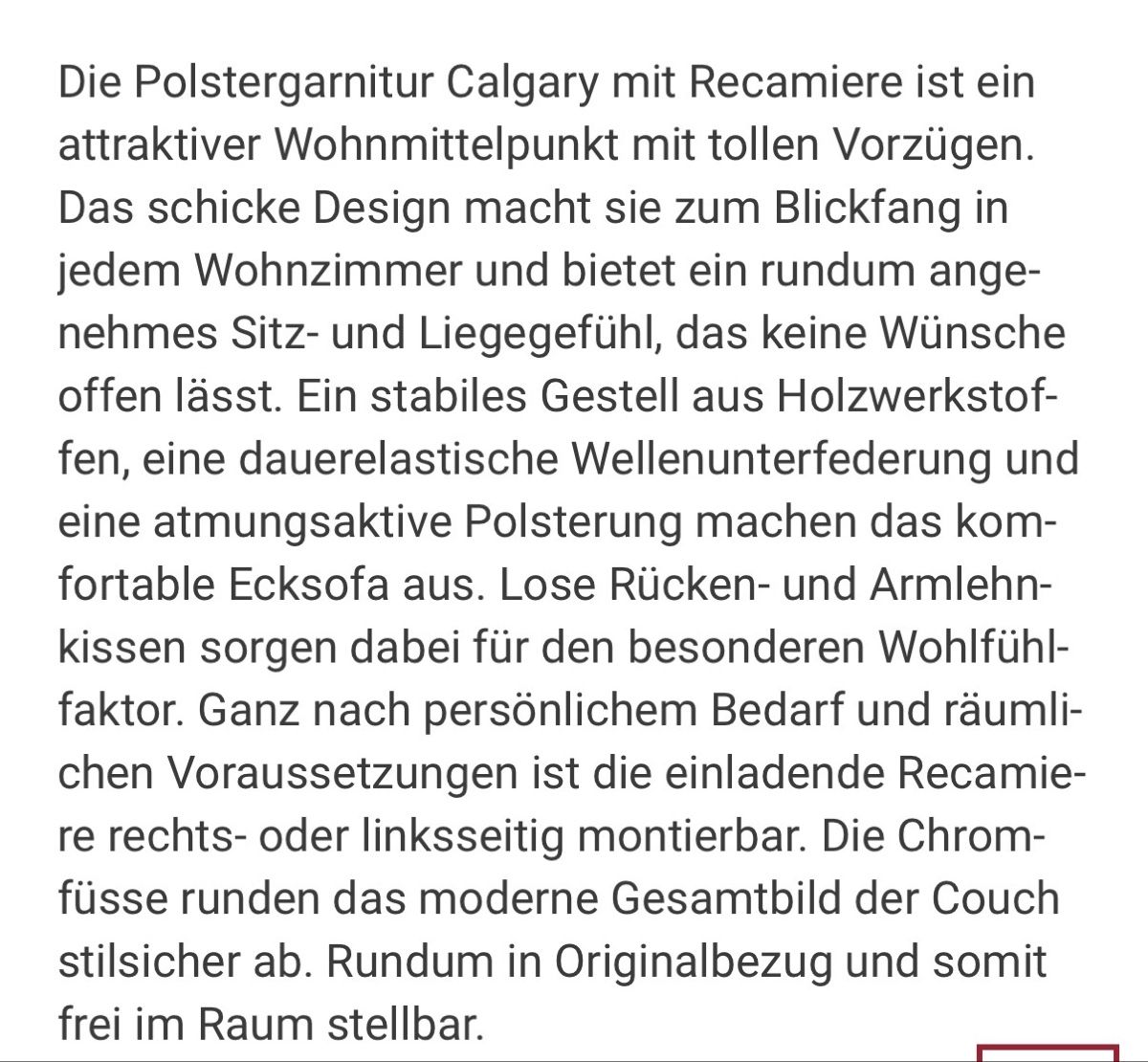 Divani: Ecksofa Links – Nuovo (secondo la descrizione) da Reichenburg venduto da Stef056 2