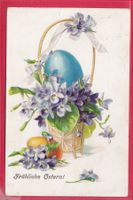 PRÄGEKARTE, FRÖHLICHE OSTERN, 13.4.1906