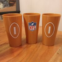🏈 Offiziell lizenzierte NFL Trinkbecher, 3er Pack