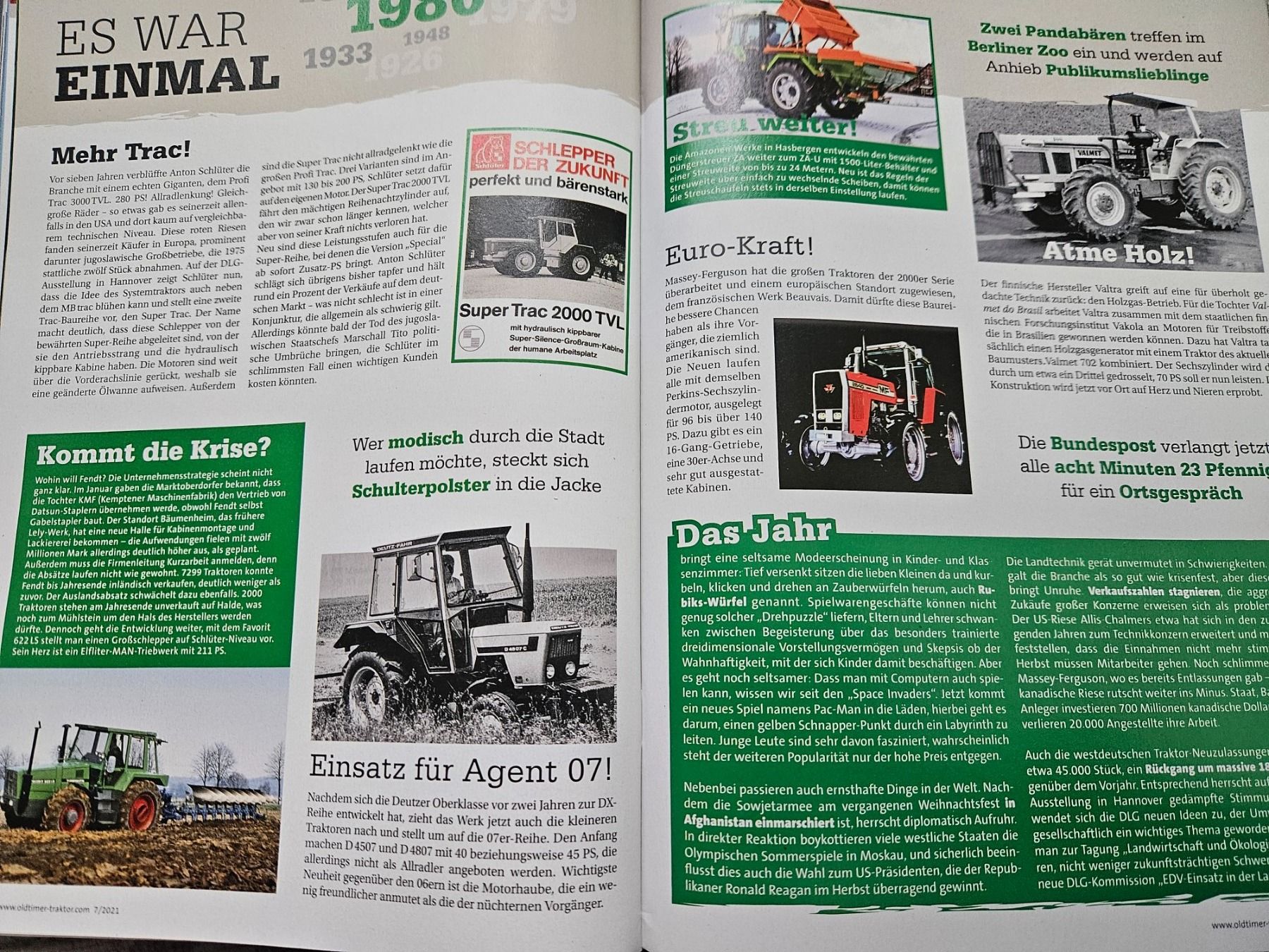 Claas Traktoren: Oldtimer Traktor 7/21 John Deere Schilter UT 7200 Unimog xb – Gebraucht aus Flawil von sr1_f6st 6