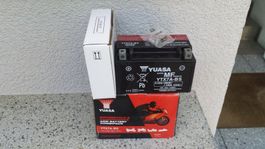 Motorradbatterie, YTX7A-BS, Yuasa, NEU, auch SA / SO!