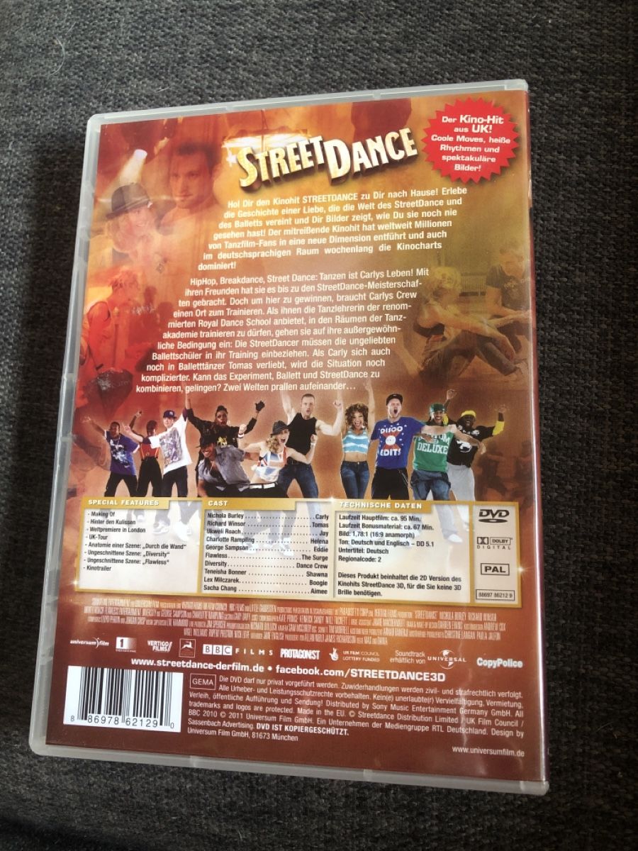 Tutti i DVDs: DVD, STREET DANCE – Usato da Balsthal venduto da Katzenfan99 1