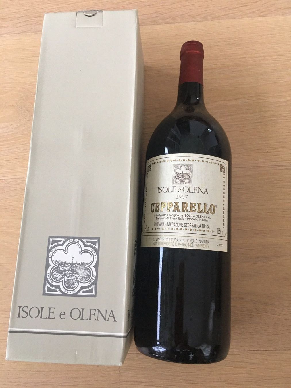 Vino: Cepparello 1997 Magnum Isole e Olena – Nuovo (secondo la descrizione) da Beinwil am See venduto da isole