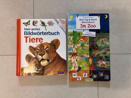 2 Kinderbücher (Tiere und Zoo)