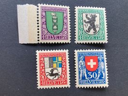 Pro Juventute 1925 - komplette Serie ** (ZNr 33, 34, 35, 36)