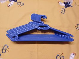 Blaue Kleiderbügel, 10 Stk., Kindergrösse