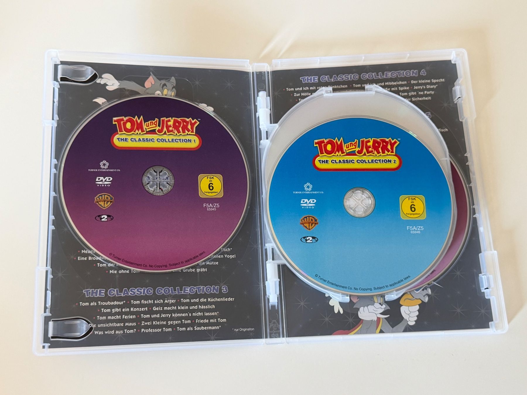 Tutti i DVDs: Tom und Jerry The Ultimate Classic Collection DVD Box-Set – Usato da Altstätten SG venduto da sheamus 7