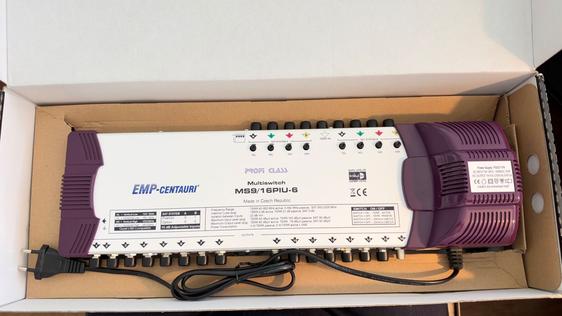 Parabola satellitare: SAT EMP-Centauri Profi Class Multiswitch 9/16 PIU – Nuovo e nell'imballaggio originale da Luzern venduto da Idem63 1