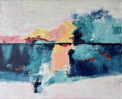 Originales Acrylgemälde, abstrakt