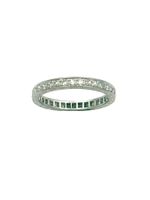 Alliance Or blanc 18K et Diamants