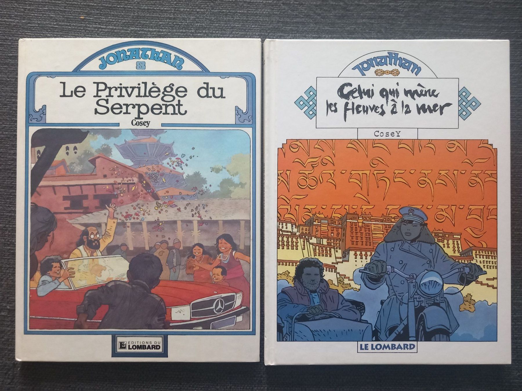 Fumetti: 2 BD Jonathan 8 & 12 - Cosey - Le Lombard – Usato da Bernex venduto da casimali