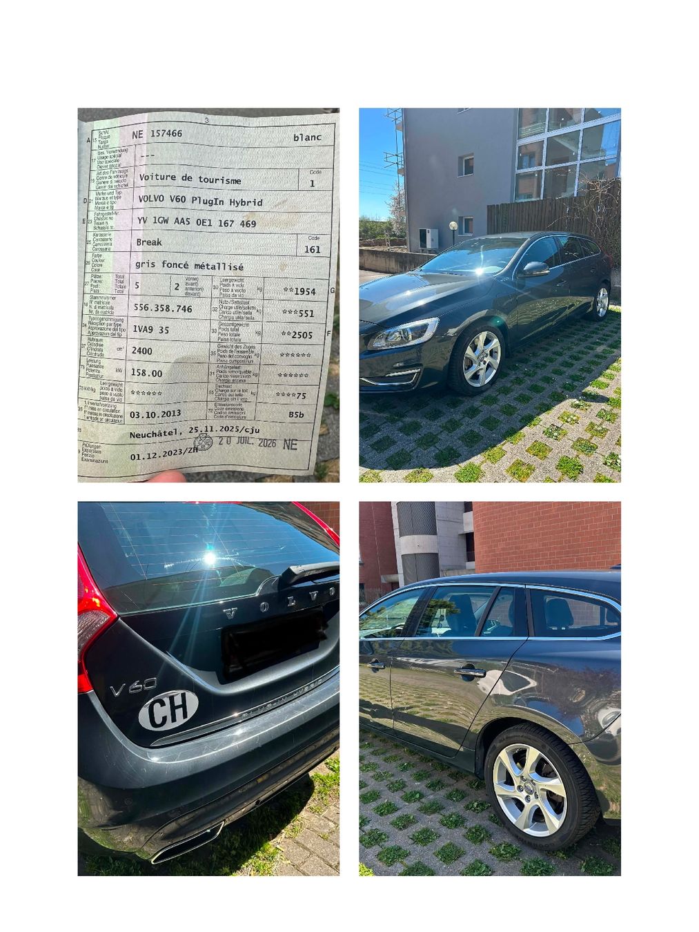 Automobili: VOLVO V60D6 pluge in hybride  – Usato da Hauterive NE venduto da ghu_cn6d 3