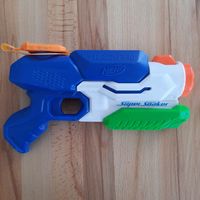 Nerf Super Soaker Freezefire Wasserpistole blau weiss