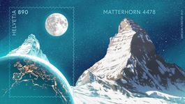 Swiss Crypto Stamp 1.0, ID 1 Matterhorn, Zumstein Kat. 35.--
