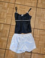 Pyjama: Top + Shorts Gr. S Satin Look C&A Lingerie