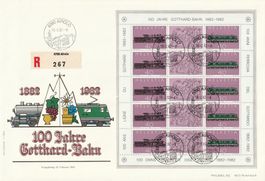 1982 100 JAHRE GOTTHARDBAHN