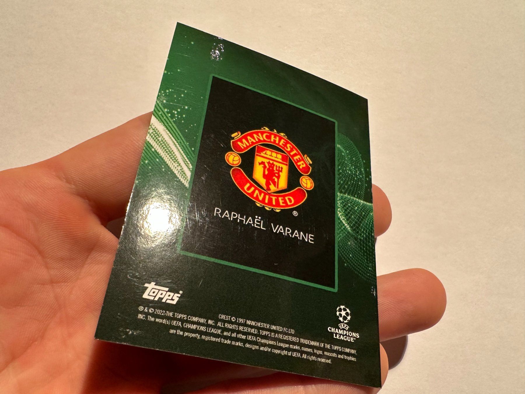 Panini Carte collezionabili: 2022 Topps Knockout Raphael Varane /99 – Usato da Hagendorn venduto da Pokecollectorch 7