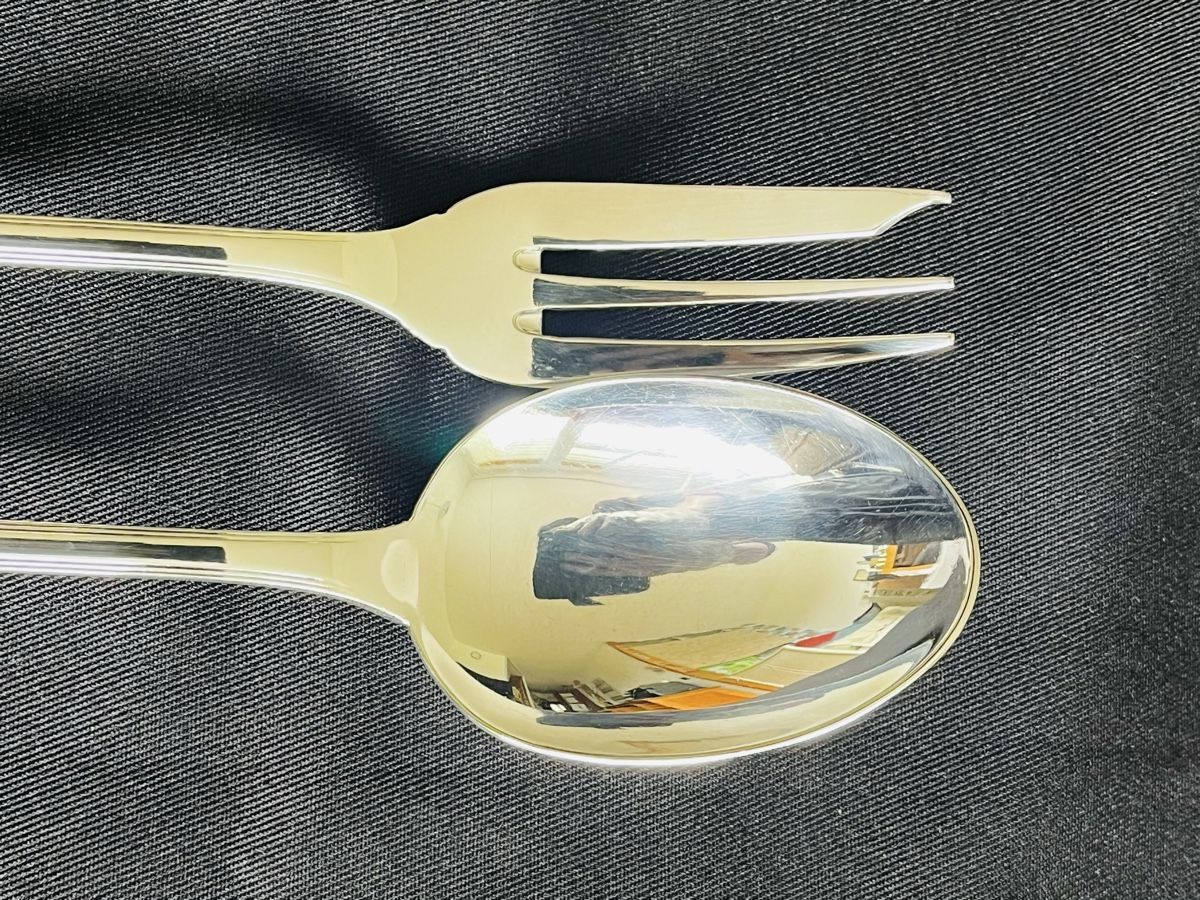 Christofle Set di posate: Christofle America, Couverts à servir, comme neuf – Nuovo (secondo la descrizione) da Morges venduto da bijouxsterling2019 7