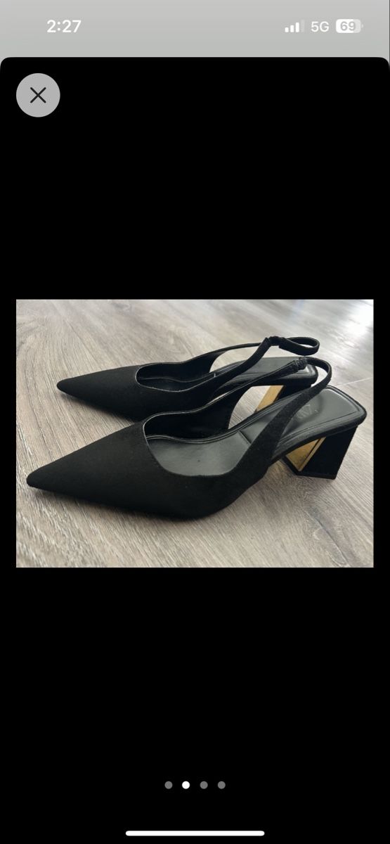 Zara Scarpe da donna: zara block heel with gold detail – Usato da Porsel venduto da ali_tdk9 1