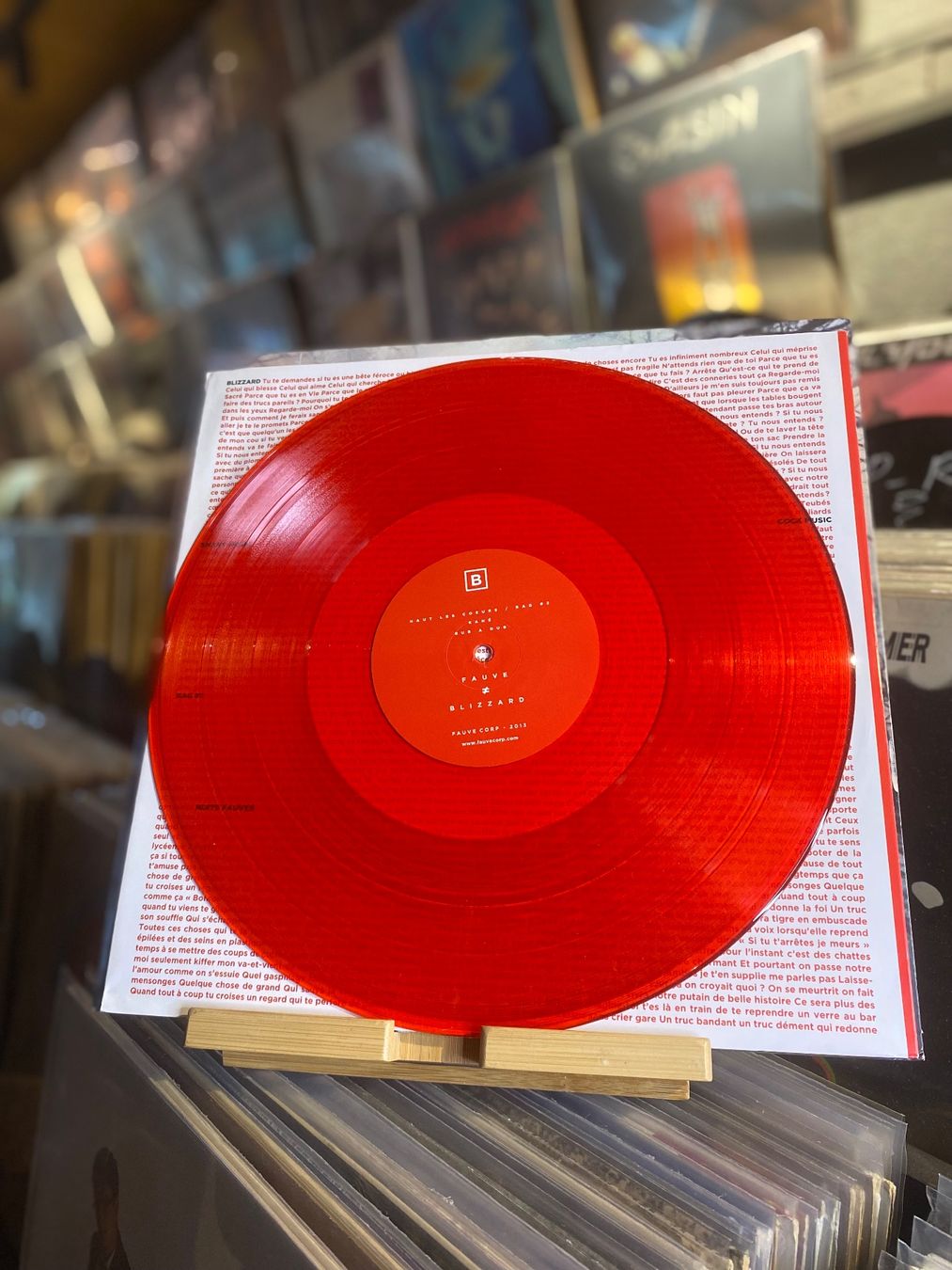 Schallplatten: FAUVE  - BLIZZARD...OG FR 2013...NM/NM – Gebraucht aus Gals von Diskopatshop 4