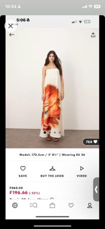 Arrange Strapless Dress Gr.40