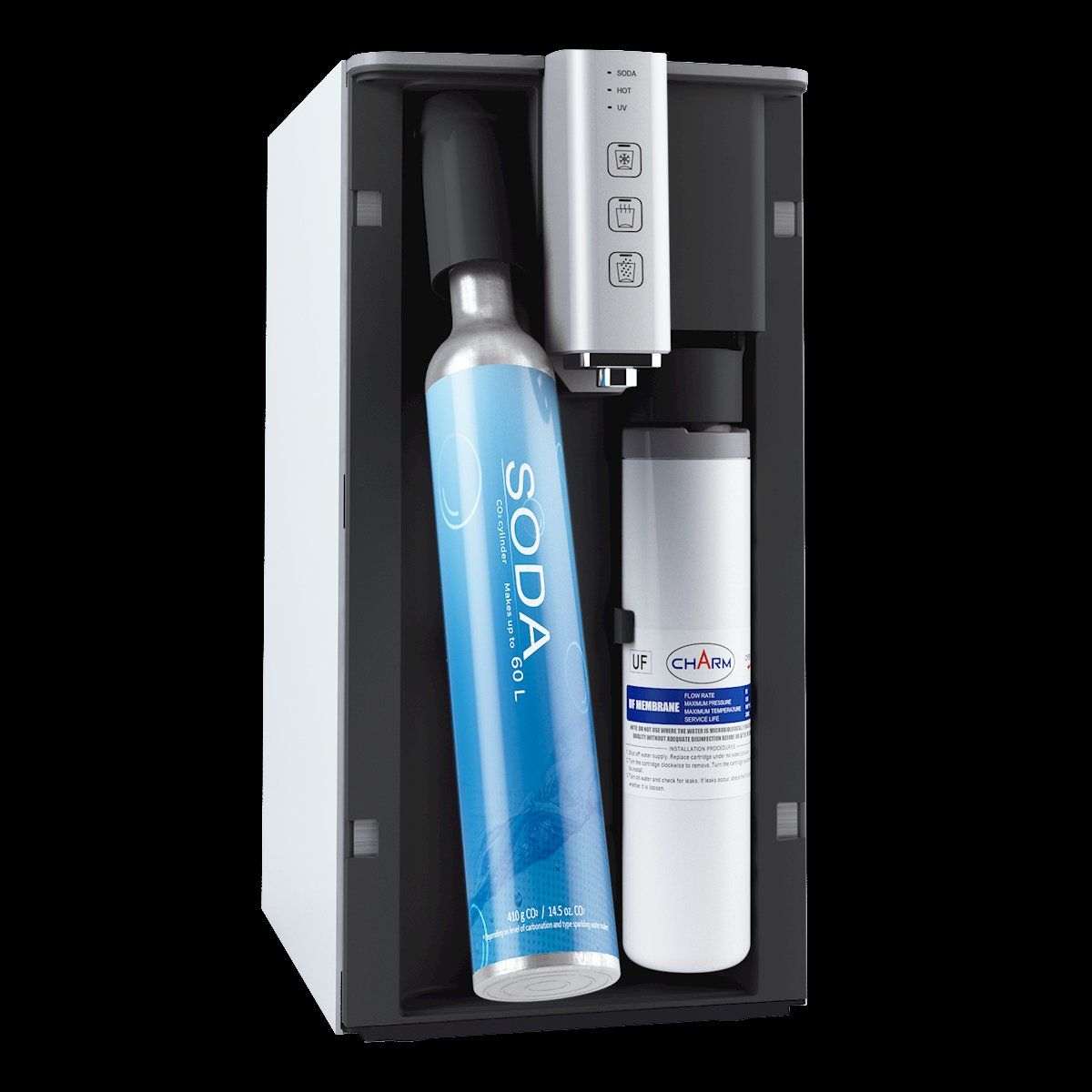 Sodastream Elettrodomestici da cucina: Wasserspender Aquarello SODA WAVE1 – Nuovo e nell'imballaggio originale da Murten venduto da Aquarello 2