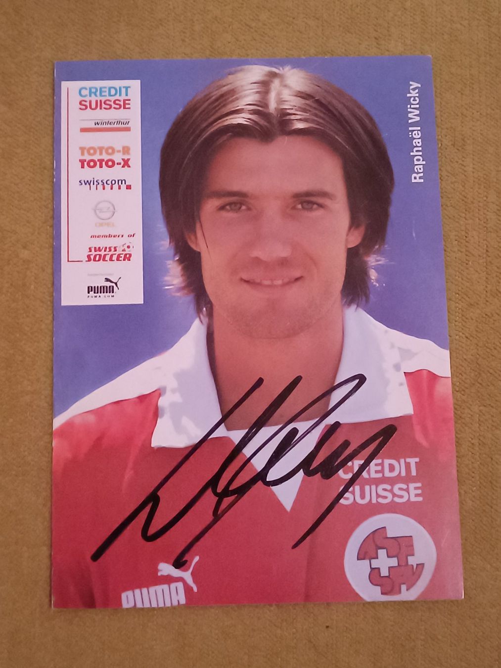 Autogramme: Raphael Wicky - handsigniert – Gebraucht aus Menziken von Autogramme