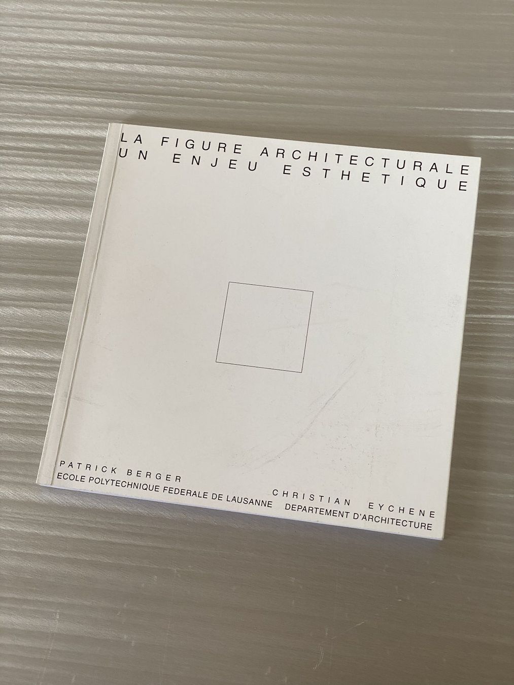 Libri: Patrick Berger - La figure Architecturale - Rare – Usato da Zürich venduto da Abost