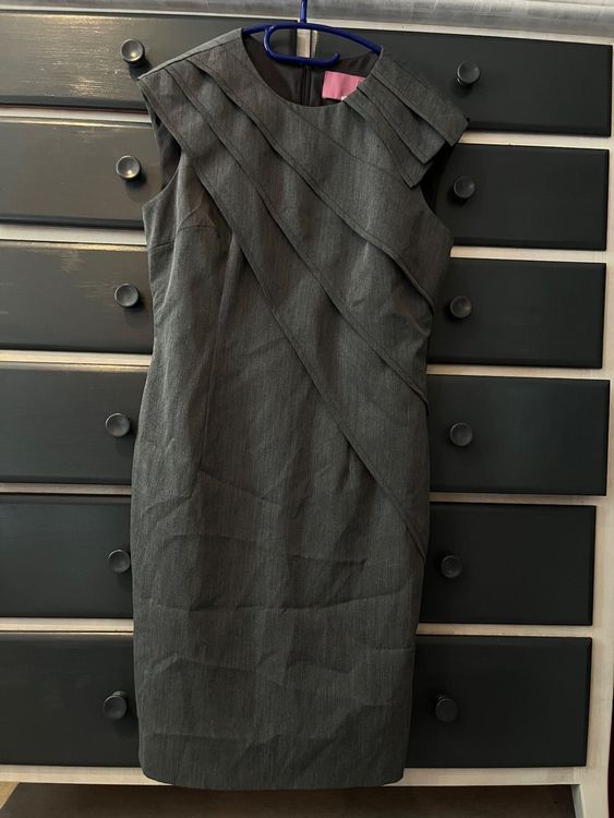 Vestiti: Elegantes, dunkelgraues MAGHAL Kleid, Gr. 10 – Usato da Zürich venduto da kay12325