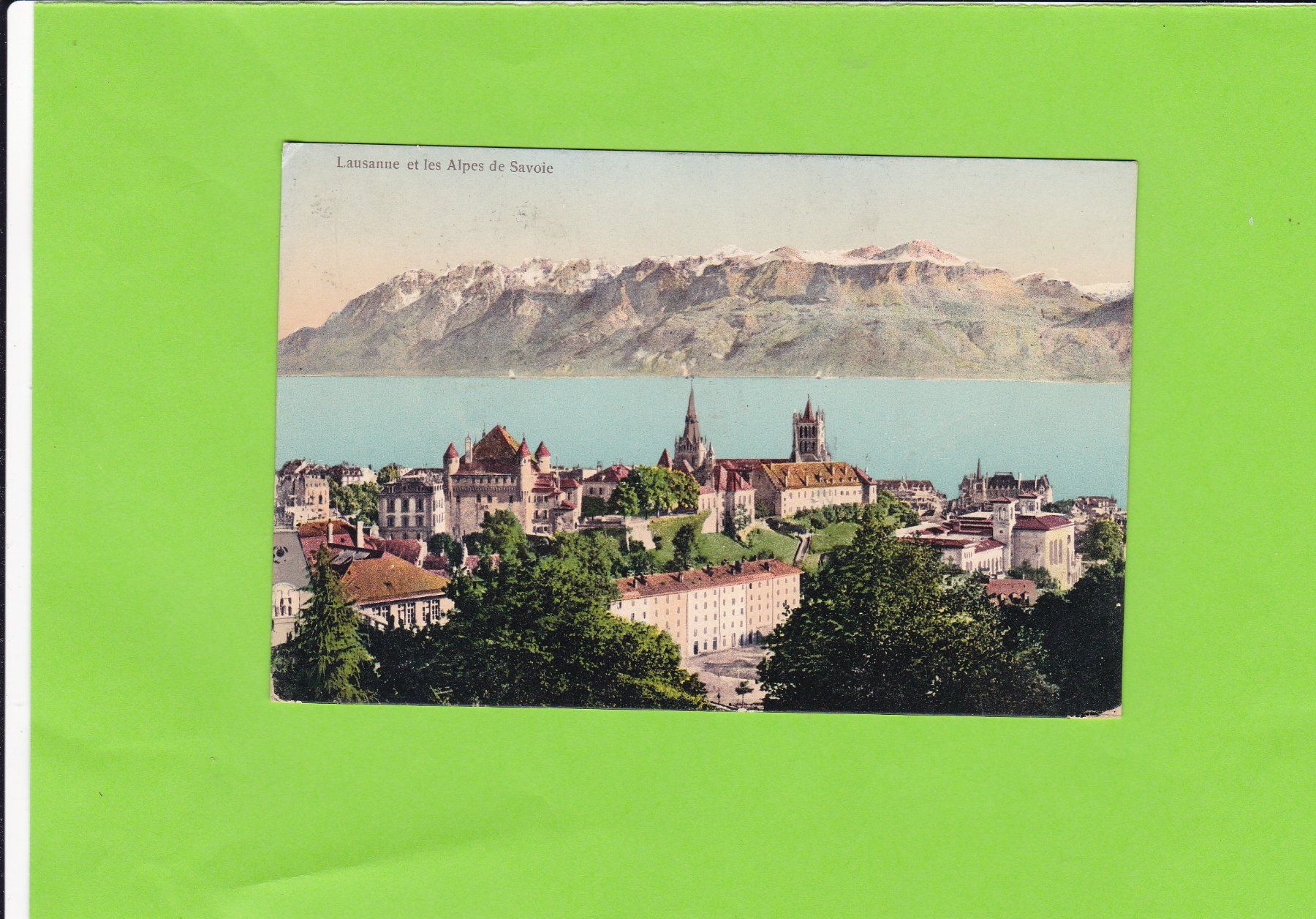Cartoline postali: Lausanne – Usato da St. Peterzell venduto da neckertal