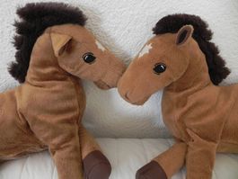 Pferde Stofftiere 2 Stk