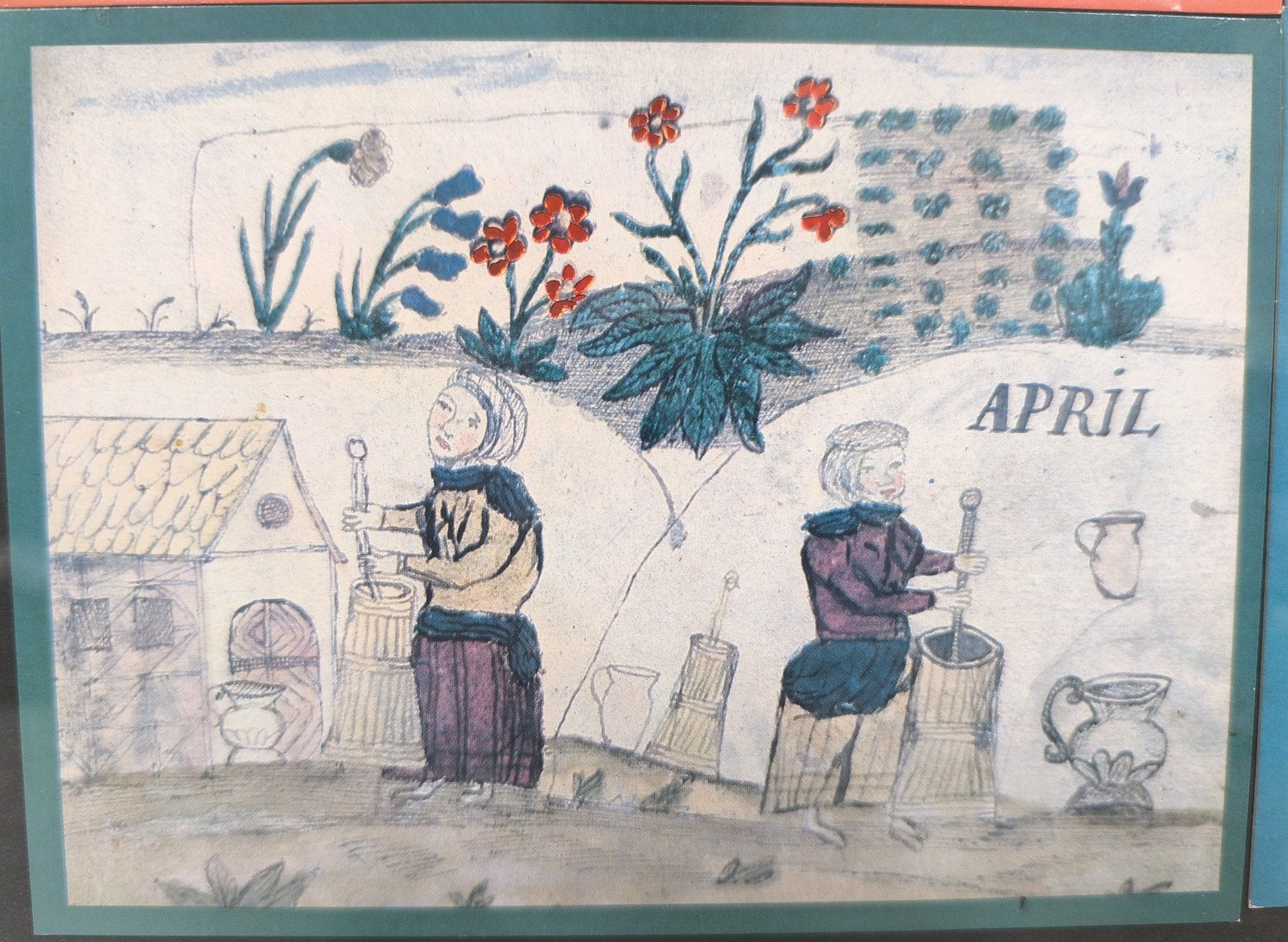 Dipinti: FOLK ART SAMPLER - Catherine Grunewald – Usato da Rüti ZH venduto da Restwert_Rueti_ZH 4